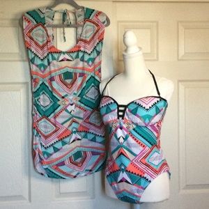 Bar III swimsuit and cover up